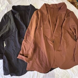 SHEIN Curve Black and Brown Blazers Size 1XL never worn